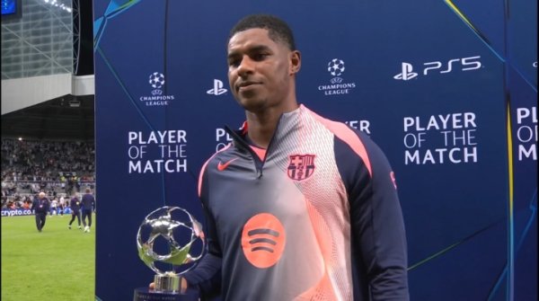 2得分  2关键传送球  ！拉什福德当选巴萨2-1纽卡一役全