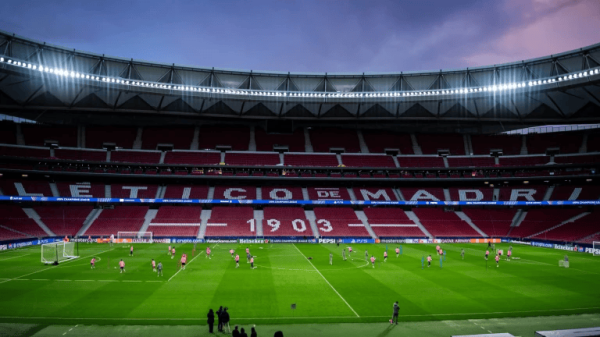 科贝: 马竞大都会运动活动    场  将承办2026-27