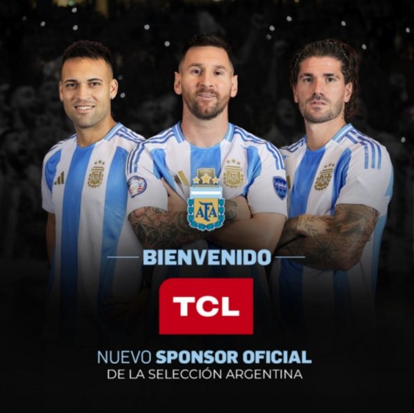 官方：TCL成为阿根廷国家古代足球    队新官方赞助商