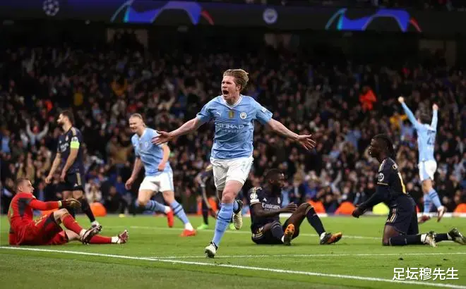 曼城跨越  了马竞, 成为皇马欧冠60多年征战史上, 第一持