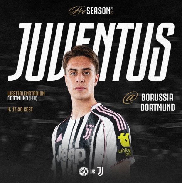 官方：尤文男女足今日都将与多特进行友情  赛