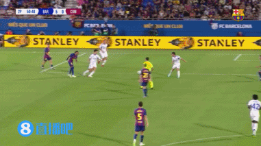 又失空门！亚马尔传中，费兰-托雷斯中路抢点未能建功