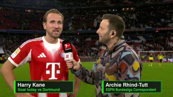 凯恩：上半场本该领跑  两到三球 今天我在防卫  端发挥了更